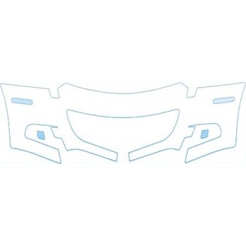 PAINT PROTECTION KIT - 2009 FERRARI 612 SCAGLIETTI GTB BUMPER WASHERS KIT - PRECUT PPF CLEAR BRA WRAP