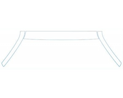 PAINT PROTECTION KIT - 2009 FERRARI 599 GTB FIORANO GTB ROOF A-PILLAR KIT - PRECUT PPF CLEAR BRA WRAP