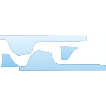 PAINT PROTECTION KIT - 2009 FERRARI F430 BASE ROCKER PANELS KIT - PRECUT PPF CLEAR BRA WRAP