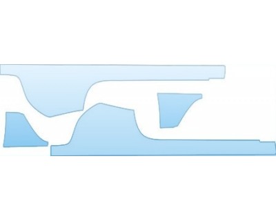 PAINT PROTECTION KIT - 2009 FERRARI F430 BASE ROCKER PANELS KIT - PRECUT PPF CLEAR BRA WRAP