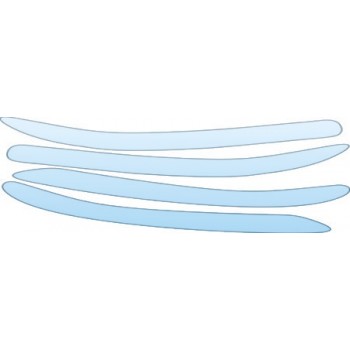 PAINT PROTECTION KIT - 2009 FERRARI F430 BASE AIR SCOOP KIT - PRECUT PPF CLEAR BRA WRAP