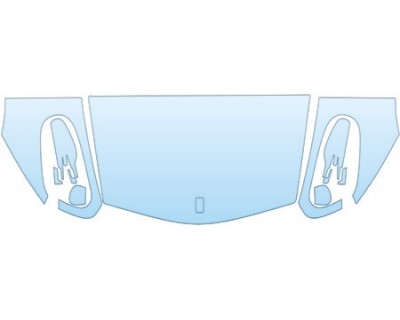 2009 FERRARI 599 GTB  Hood Fender Mirror Kit - PRECUT PPF CLEAR BRA WRAP