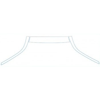 PAINT PROTECTION KIT - 2009 FERRARI 599 GTB ROOF A PILLARS KIT - PRECUT PPF CLEAR BRA WRAP
