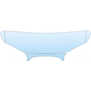 PAINT PROTECTION KIT - 1999 FORD ESCORT SE HOOD AND FENDER KIT PRECUT PPF CLEAR BRA WRAP