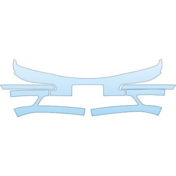 PAINT PROTECTION KIT - 2007 FORD FOCUS BASE BUMPER KIT - PRECUT PPF CLEAR BRA WRAP