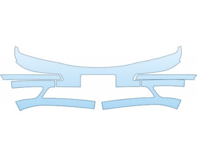 PAINT PROTECTION KIT - 2007 FORD FOCUS BASE BUMPER KIT - PRECUT PPF CLEAR BRA WRAP