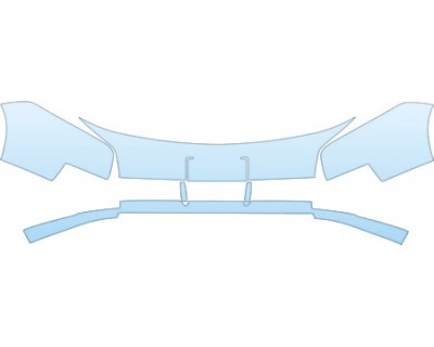 PAINT PROTECTION KIT - 2010 FORD FOCUS SEDAN S BUMPER KIT - PRECUT PPF CLEAR BRA WRAP