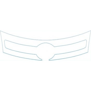 PAINT PROTECTION KIT - 2010 FORD FOCUS SEDAN S GRILLE KIT - PRECUT PPF CLEAR BRA WRAP