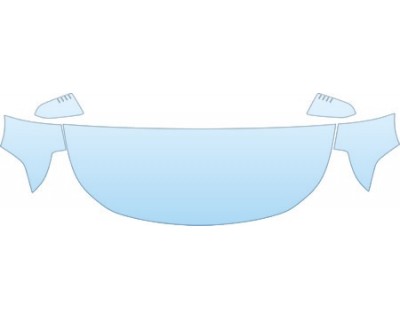 2008 FORD FOCUS COUPE SE Hood Fender Mirror Kit - PRECUT PPF CLEAR BRA WRAP