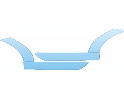 2008 FORD FOCUS COUPE SE Splash Kit - PRECUT PPF CLEAR BRA WRAP