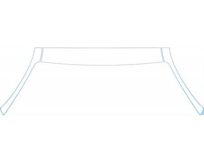 PAINT PROTECTION KIT - 2008 FORD FOCUS COUPE SE ROOF A-PILLAR KIT - PRECUT PPF CLEAR BRA WRAP