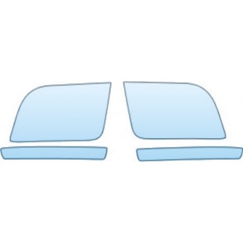 PAINT PROTECTION KIT - 2005 FORD MUSTANG V6 V6 HEADLIGHTS BLINKERS KIT - PRECUT PPF CLEAR BRA WRAP