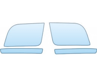 PAINT PROTECTION KIT - 2006 FORD MUSTANG V6 V6 HEADLIGHTS BLINKERS KIT - PRECUT PPF CLEAR BRA WRAP