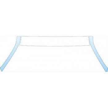 PAINT PROTECTION KIT - 2006 FORD MUSTANG GT ROOF A-PILLAR KIT - PRECUT PPF CLEAR BRA WRAP
