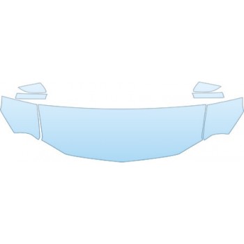 PAINT PROTECTION KIT - 2010 FORD MUSTANG GT COUPE HOOD FENDER MIRRORS KIT - PRECUT PPF CLEAR BRA WRAP