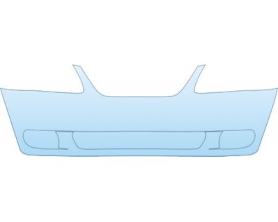 PAINT PROTECTION KIT - 2002 FORD MUSTANG BUMPER - PRECUT PPF CLEAR BRA WRAP