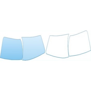 2002 FORD MUSTANG  HEADLIGHTS - PRECUT PPF CLEAR BRA WRAP