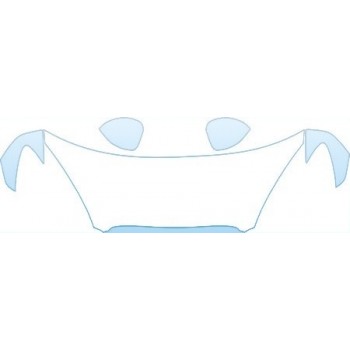 PAINT PROTECTION KIT - 2001 FORD TAURUS HOOD - FENDER- MIRROR - PRECUT PPF CLEAR BRA WRAP