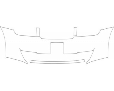 2008 FORD TAURUS BASE  Bumper With Plate Cut Out Kit
