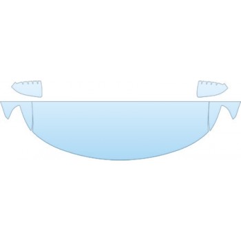 2009 FORD TAURUS BASE  Hood Fender Mirror Kit - PRECUT PPF CLEAR BRA WRAP