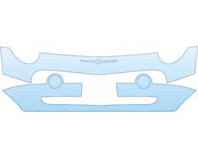 PAINT PROTECTION KIT - 2002 FORD THUNDERBIRD BUMPER KIT - PRECUT PPF CLEAR BRA WRAP
