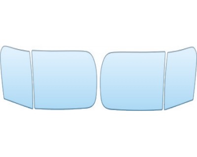 2001 FORD ESCAPE  HEADLIGHTS - PRECUT PPF CLEAR BRA WRAP