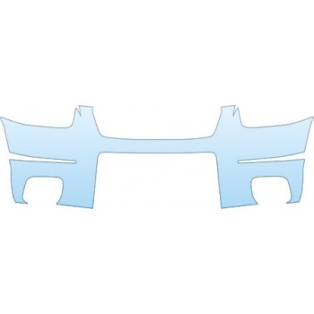 PAINT PROTECTION KIT - 2003 FORD ESCAPE BUMPER - PRECUT PPF CLEAR BRA WRAP