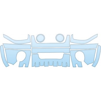 PAINT PROTECTION KIT - 2007 FORD ESCAPE BASE BUMPER KIT - PRECUT PPF CLEAR BRA WRAP