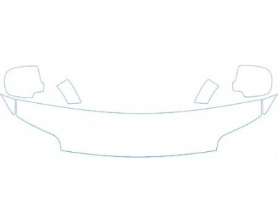 2006 FORD ESCAPE BASE  Hood Fender Mirror With Fender Flair Kit - PRECUT PPF CLEAR BRA WRAP