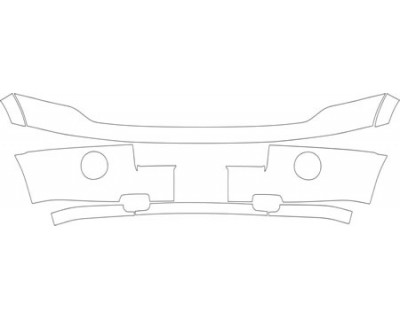 2010 FORD EXPEDITION EDDIE BAUER BASE Bumper (plate Cut Out) Kit
