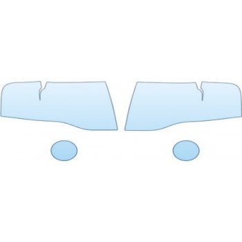 2008 FORD EXPEDITION EDDIE BAURER EL Headlights Fog Lights Kit - PRECUT PPF CLEAR BRA WRAP