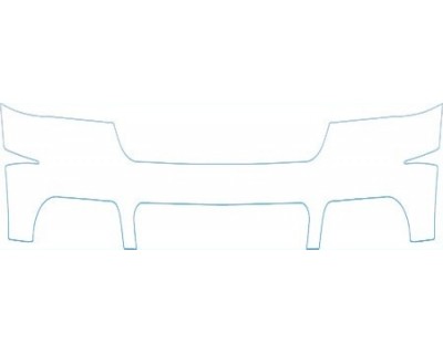 PAINT PROTECTION KIT - 2002 FORD EXPLORER BUMPER - UPPER - PRECUT PPF CLEAR BRA WRAP