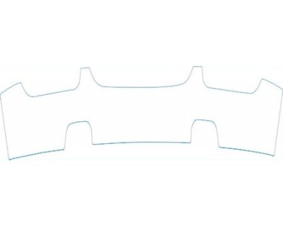 PAINT PROTECTION KIT - 2002 FORD EXPLORER BUMPER - LOWER - PRECUT PPF CLEAR BRA WRAP