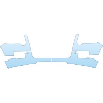 PAINT PROTECTION KIT - 2005 FORD EXPLORER EDDIE BAUER BUMPER KIT - PRECUT PPF CLEAR BRA WRAP