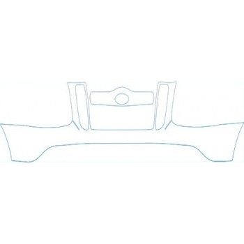 PAINT PROTECTION KIT - 2004 FORD EXPLORER SPORTTRAC BUMPER- GRILLE - PRECUT PPF CLEAR BRA WRAP