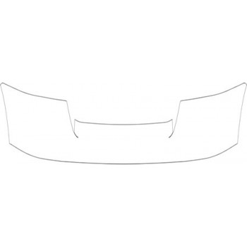 2008 FORD F-150 BASE  Upper Bumper With Flare Kit