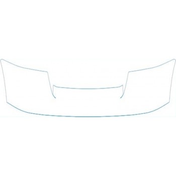 PAINT PROTECTION KIT - 2008 FORD F-150 BASE UPPER BUMPER WITH FLARE KIT - PRECUT PPF CLEAR BRA WRAP