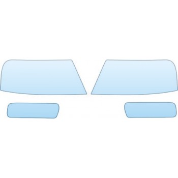 2004 LINCOLN MARK LT  Headlight Fog Light Kit - PRECUT PPF CLEAR BRA WRAP