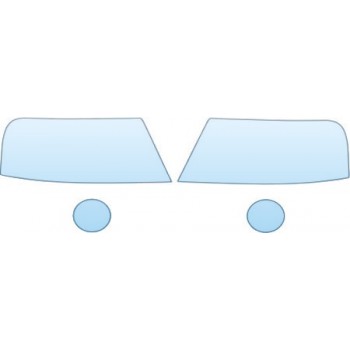 2008 LINCOLN MARK LT V8-ULTIMATE  Headlights Fog Lights Kit - PRECUT PPF CLEAR BRA WRAP