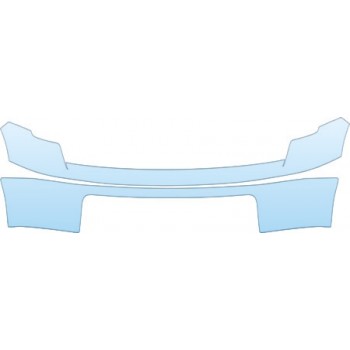 PAINT PROTECTION KIT - 2011 FORD F-150 LARIAT REGULAR CAB BUMPER KIT - PRECUT PPF CLEAR BRA WRAP