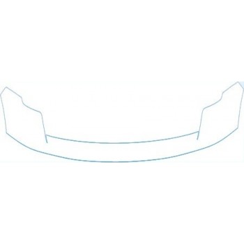 PAINT PROTECTION KIT - 2011 FORD F-150 KING-RANCH SUPER CREW CAB UPPER BUMPER KIT - PRECUT PPF CLEAR BRA WRAP