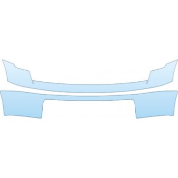 PAINT PROTECTION KIT - 2011 FORD F-150 KING-RANCH SUPER CAB BUMPER WITH FENDER FLARES KIT - PRECUT PPF CLEAR BRA WRAP