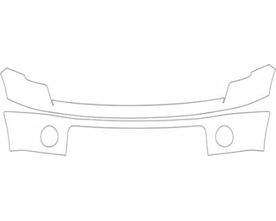 2009 FORD F-150 KING-RANCH SUPER CREW CAB Bumper With Fog Lights Kit