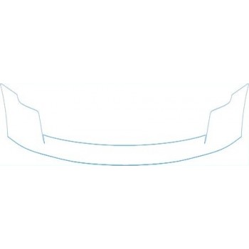 PAINT PROTECTION KIT - 2012 FORD F-150 LARIAT SUPER CAB UPPER BUMPER WITH FENDER FLARES KIT - PRECUT PPF CLEAR BRA WRAP