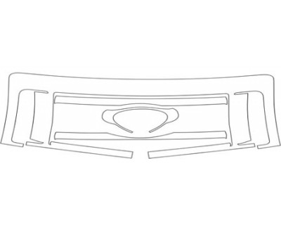 2011 FORD F-150 KING-RANCH SUPER CREW CAB 2 Bar Grille Kit