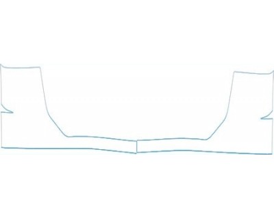 PAINT PROTECTION KIT - 2005 FORD EXCURSION XLT BUMPER KIT (STANDARD SHORTER KIT) - PRECUT PPF CLEAR BRA WRAP