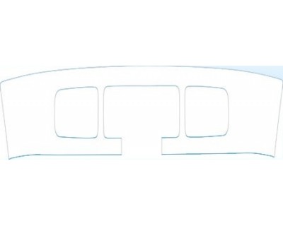 PAINT PROTECTION KIT - 2010 FORD F-350 SUPER DUTY CREW CAB LONG WHEEL BASE DUAL REAR WHEEL BUMPER WITH PLATE CUT OUT KIT - PRECUT PPF CLEAR BRA WRAP
