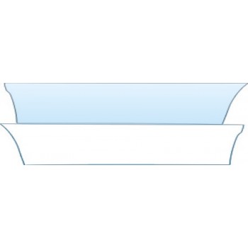 2008 FORD F-350 SUPER DUTY SUPER CAB SHORT WHEEL BASE SINGLE REAR WHEEL Splash Kit - PRECUT PPF CLEAR BRA WRAP