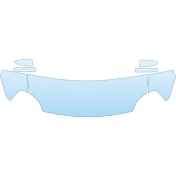 2006 FORD FIVE HUNDRED BASE  Hood Fender Mirror Kit - PRECUT PPF CLEAR BRA WRAP