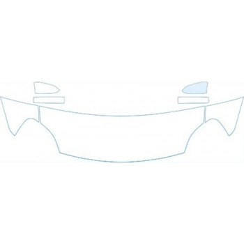 2006 FORD FIVE HUNDRED BASE  Hood Fender Mirror Kit - PRECUT PPF CLEAR BRA WRAP